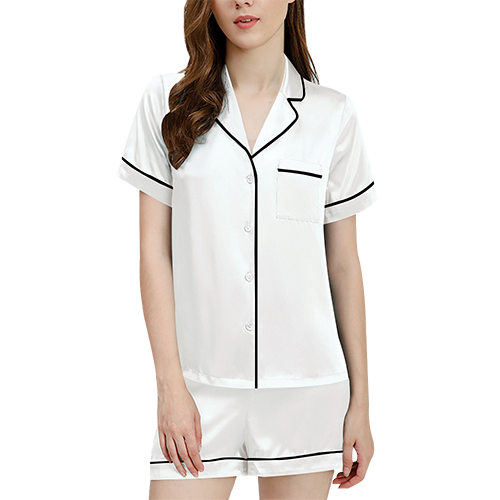 Custom short pajama set for digital printing