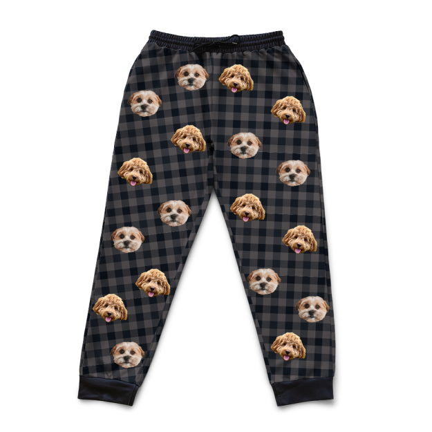 Custom printed sweatpants sample